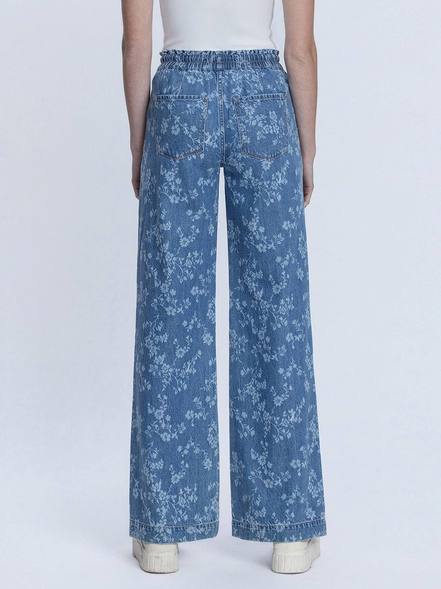 Floral Wide Leg Jeans