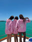 Lottie Pink Bikini Beaded Ocean Hoodie