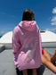Lottie Pink Bikini Beaded Ocean Hoodie