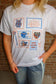 Chicago Bears Inspired Collage Crewneck/Tee