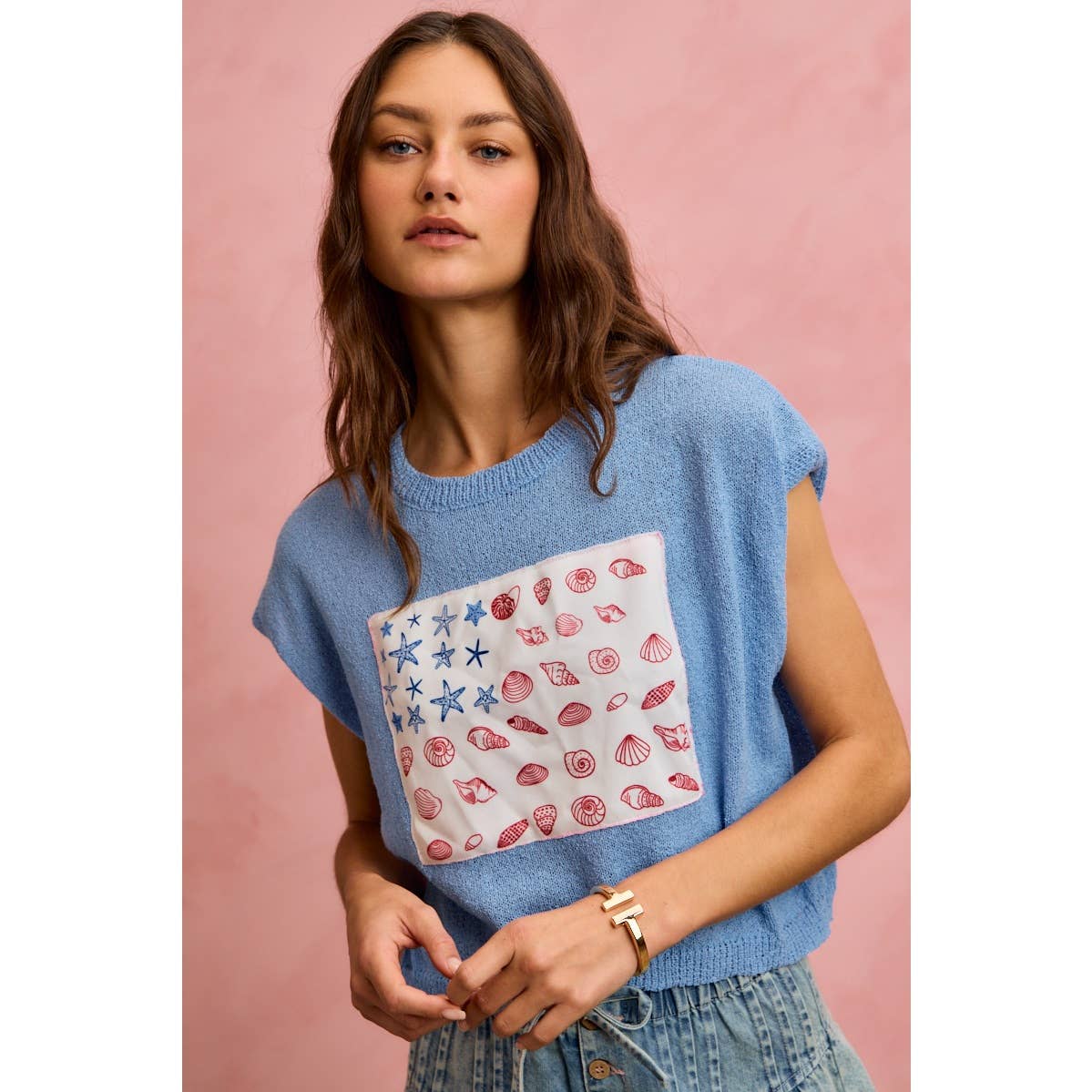 Star-Spangled Shoreline Sweater