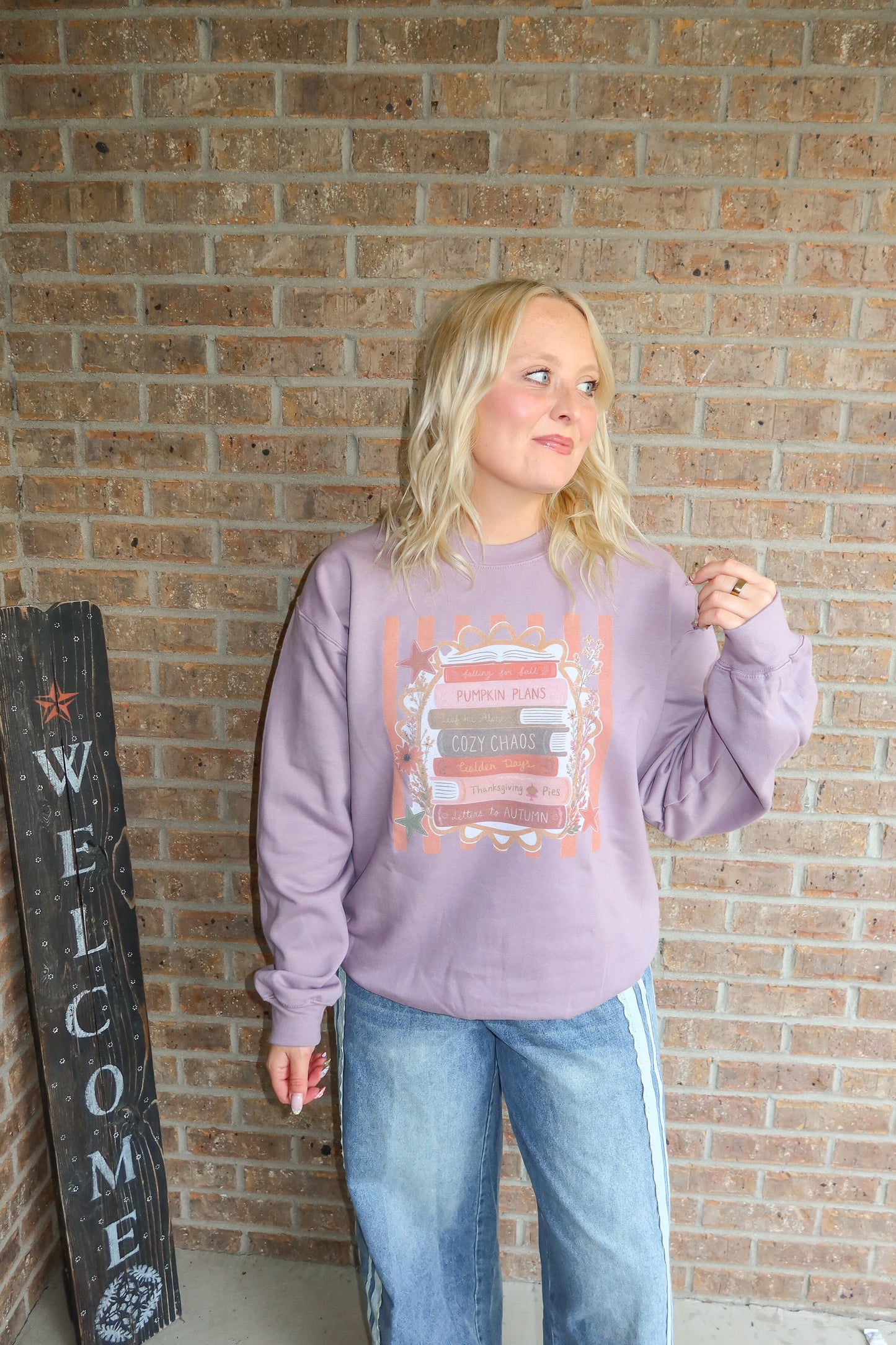 Cozy Autumn Chapters Sweatshirt