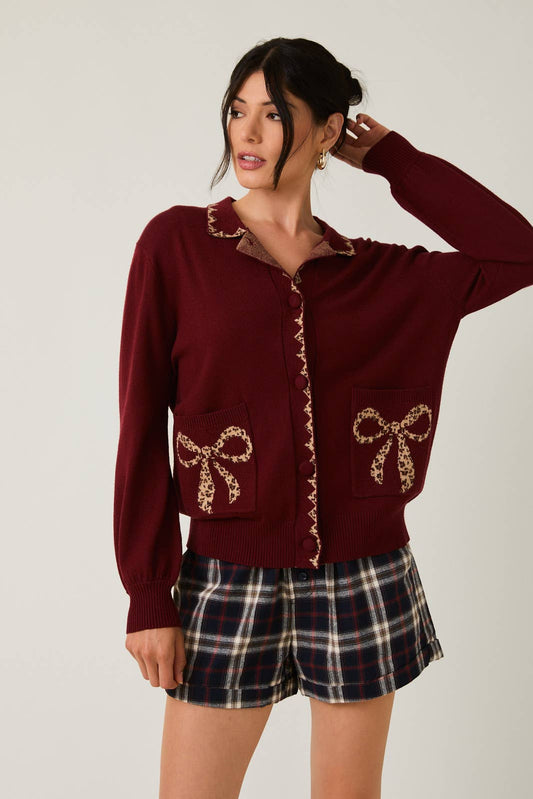 LEOPARD CARDIGAN