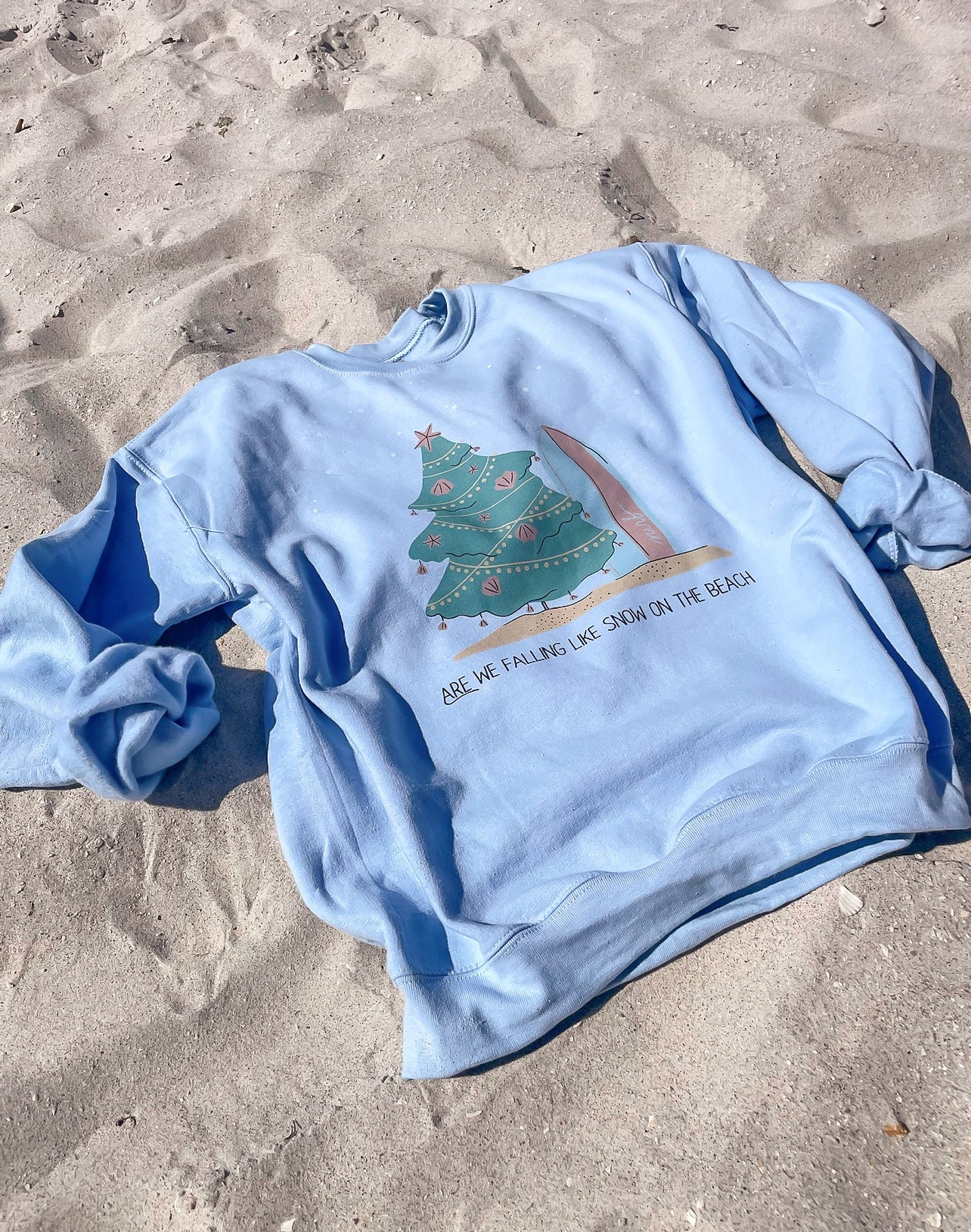 Snow on the Beach Crewneck Sweatshirt