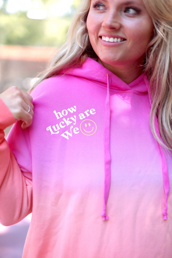 How Lucky Are We Oversized Hoodie