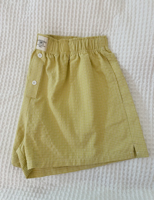 Golden Hour Seersucker Boxer Shorts