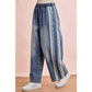 Washed Lace Denim Pants