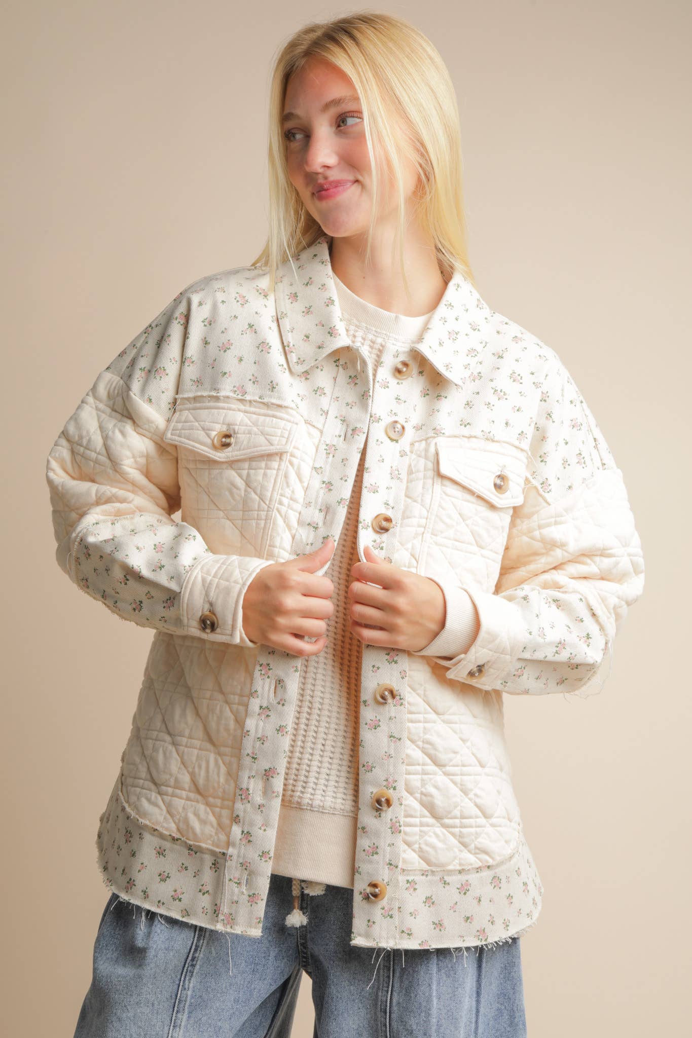Oversized Floral Jacket