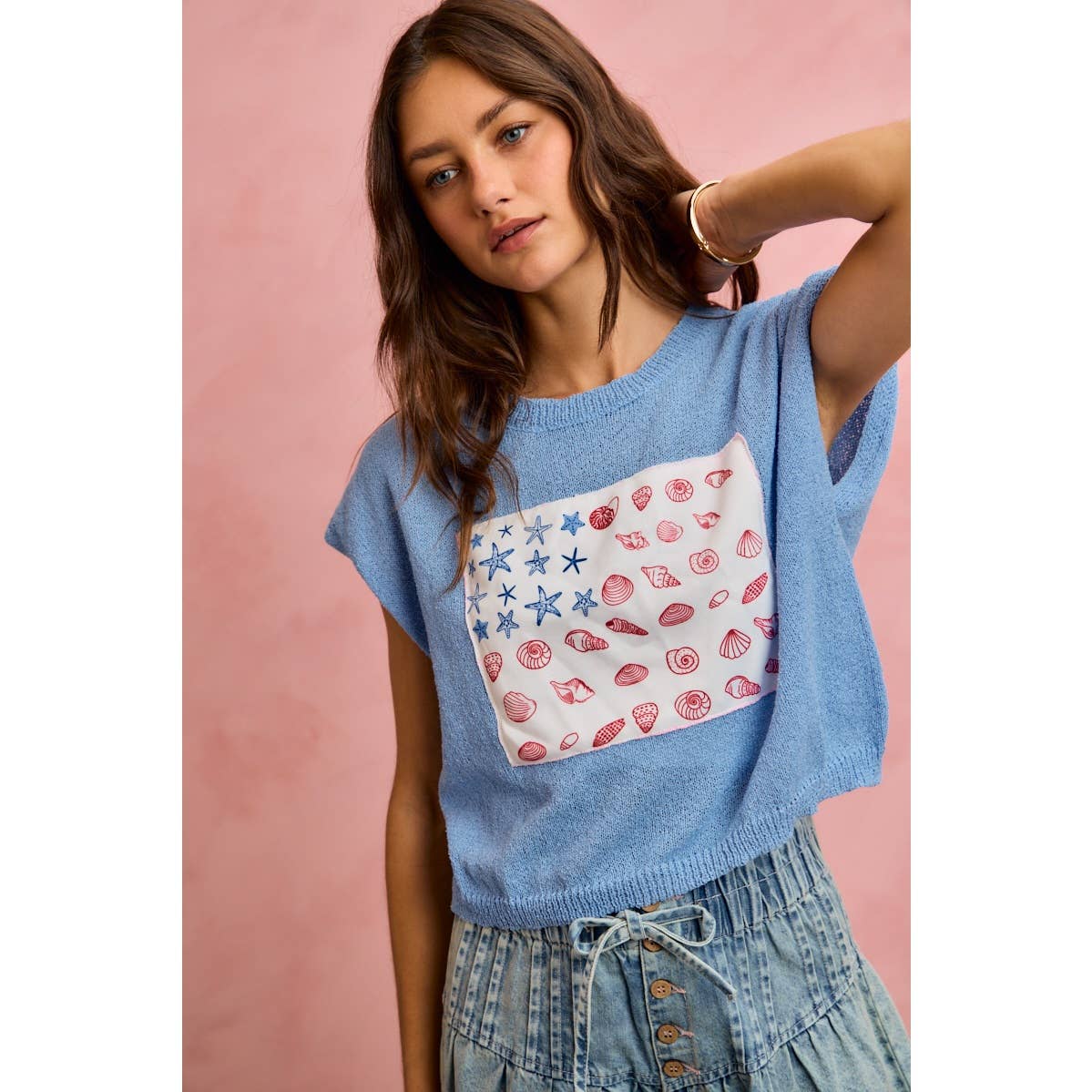 Star-Spangled Shoreline Sweater