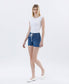 Harbor Lane High Rise Drawstring Denim Shorts