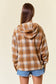 Flannel Plaid Pullover Hoodie