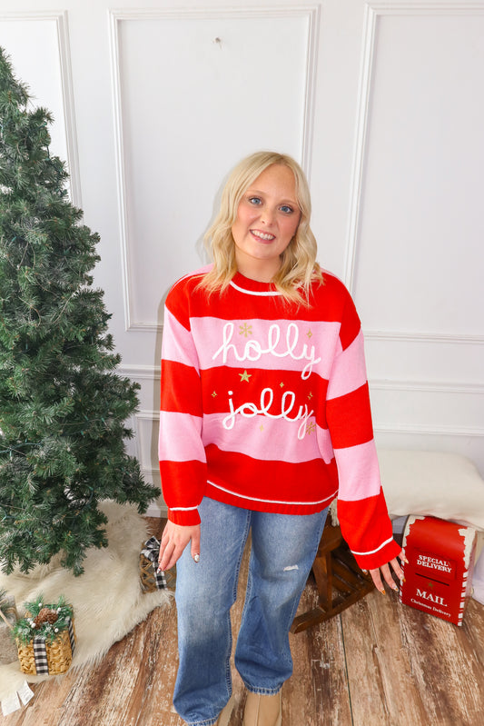 Holly Jolly Holiday Sweater