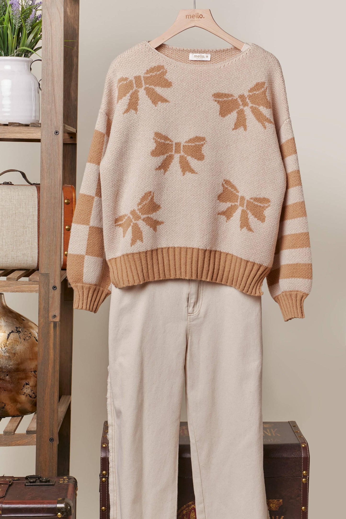 Cinnamon Ribbon Sweater