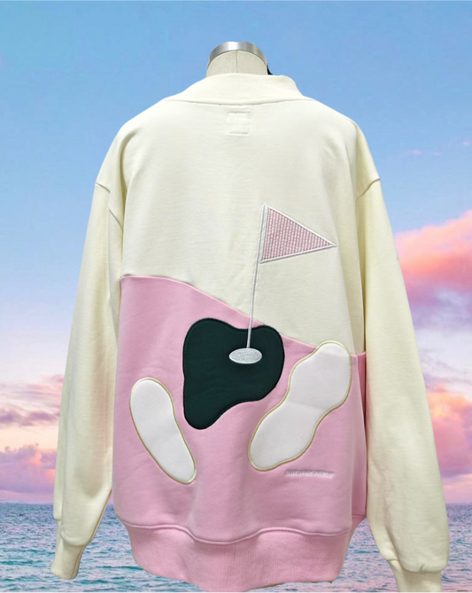 Golfing On The Green Mockneck Sweatshirt