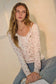 Floral Button-front Cardigan