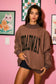 NASHVILLE & BROADWAY Reversible Mockneck Sweatshirt