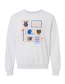 Chicago Bears Inspired Collage Crewneck/Tee