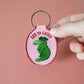 Later Gator Embroidered Keychain