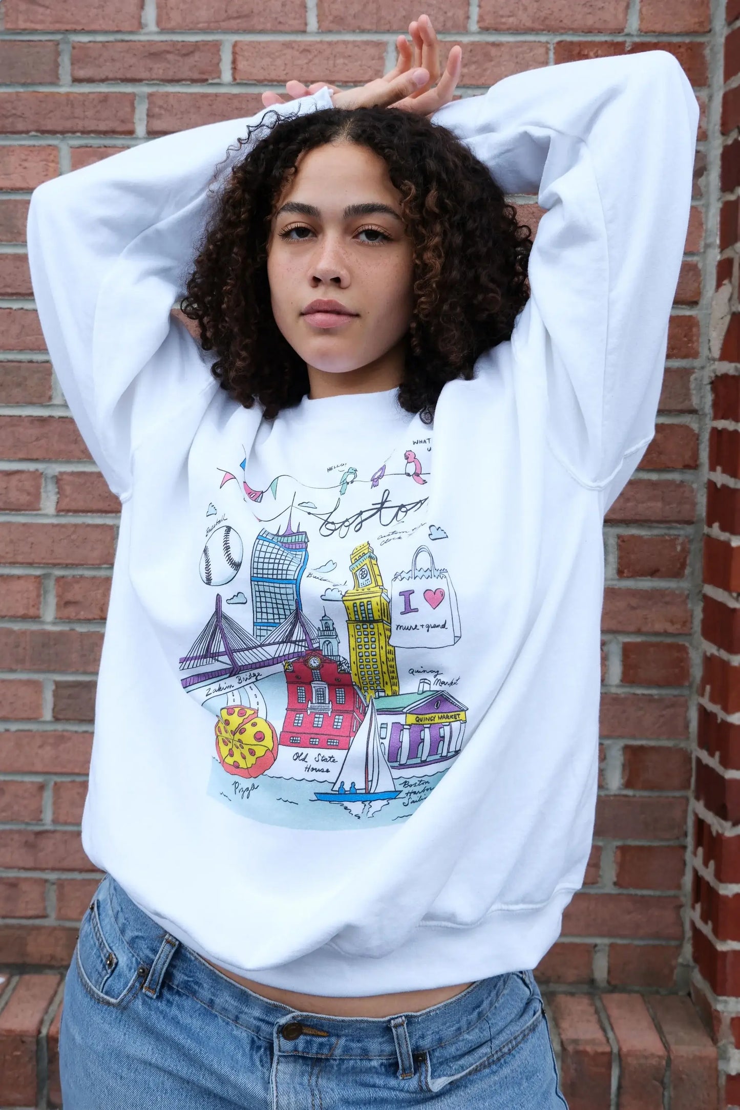 Boston Illustration Sweatshirt