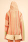 Multi Color Stripe Knit Sweater Hoodie