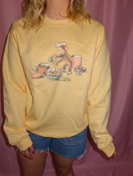 a little Curious Sweatshirt