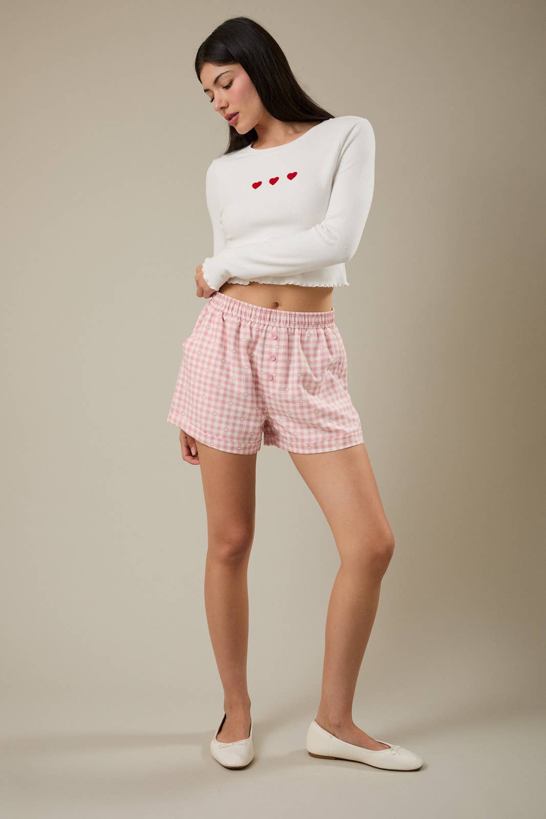 Sweetheart Gingham Boxer Shorts