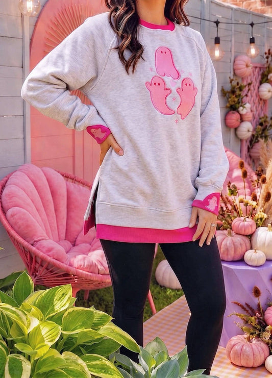 Pretty Little Ghosts Double Cuffs Sweatshirt