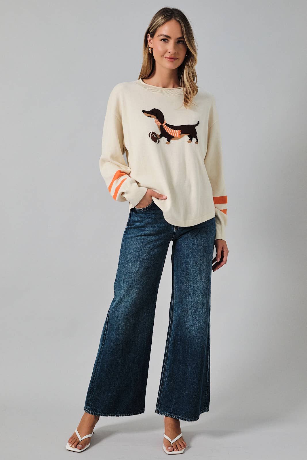 Touchdown Doxie Sweater