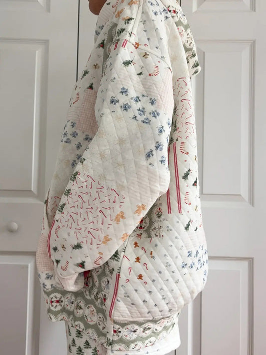 Christmas Quilted Hoodie