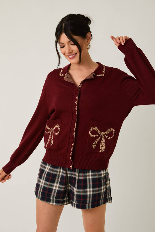 LEOPARD CARDIGAN