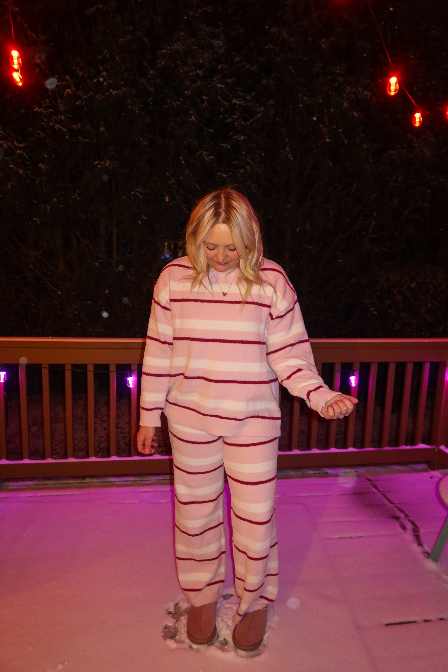 Sweet Escape Striped Set