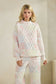Floral Quilted mock neck Sweatshirt