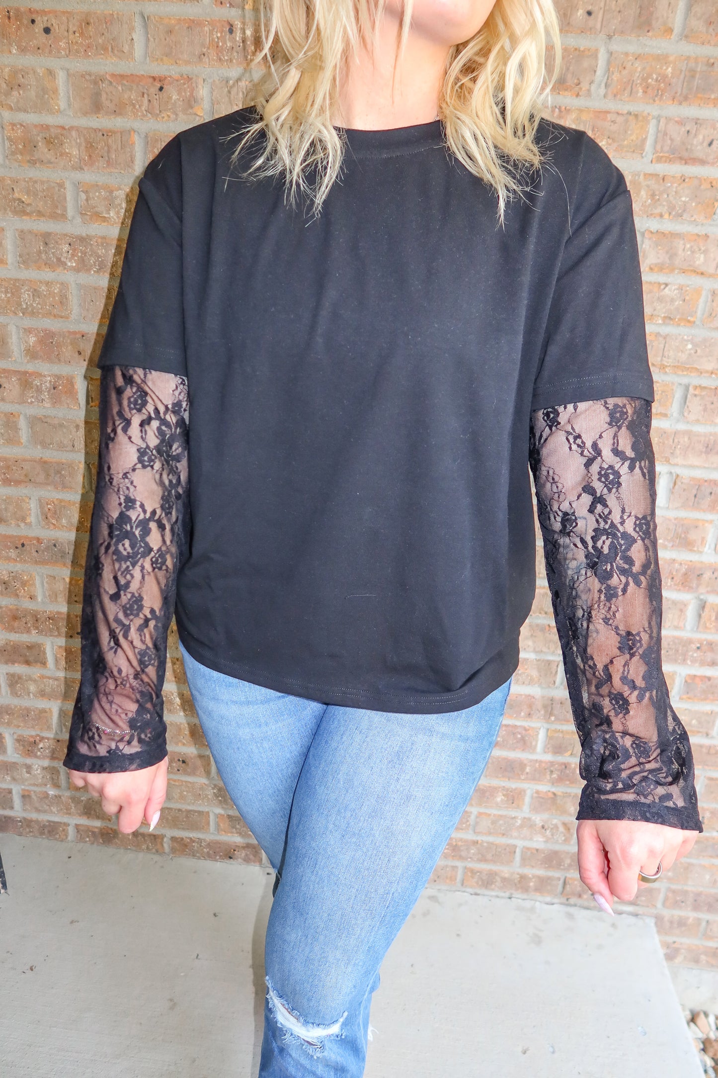 Midnight Muse Lace Top