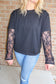 Midnight Muse Lace Top