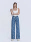 Floral Wide Leg Jeans