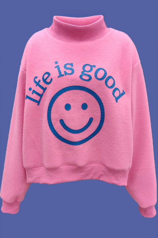 The Positivity Reversible Mock-Neck Sweatshirt