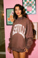 NASHVILLE & BROADWAY Reversible Mockneck Sweatshirt