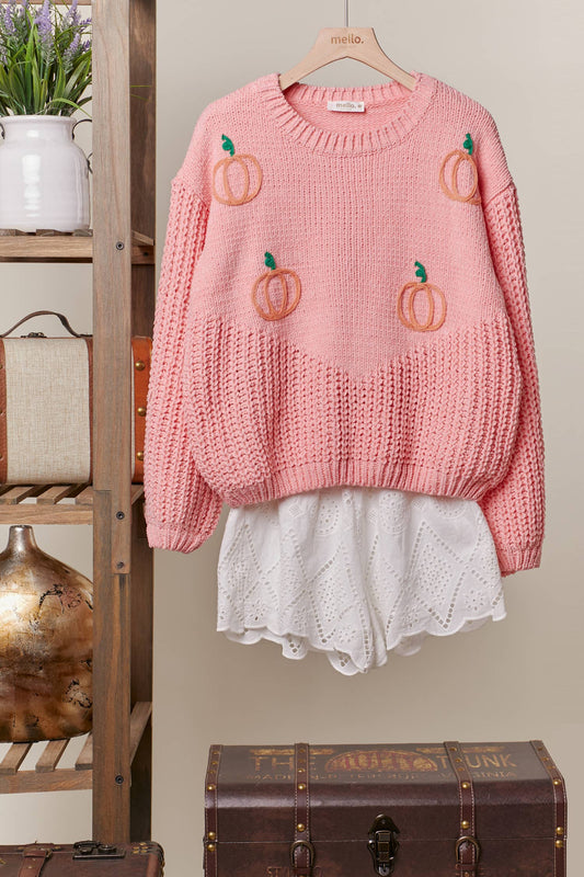Petal Pumpkin Patch Sweater