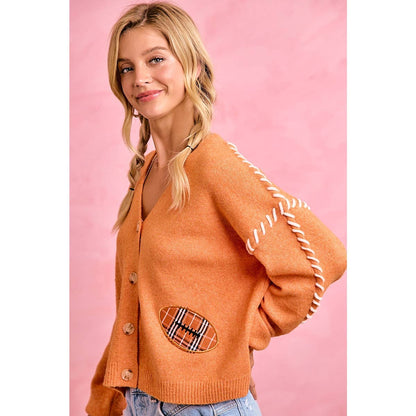 First Down Fall Cardigan