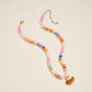 Marbled Beaded Shell Necklace