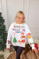 Colorful Christmas Graphic Sweatshirt