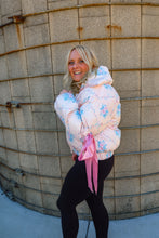 Load image into Gallery viewer, Frosted Rose Peak Puffer Jacket
