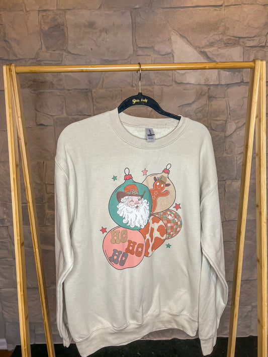 Howdy Santa Crewneck Sweatshirt