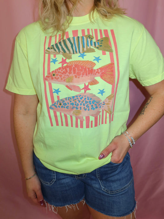Seaside Catch Tee