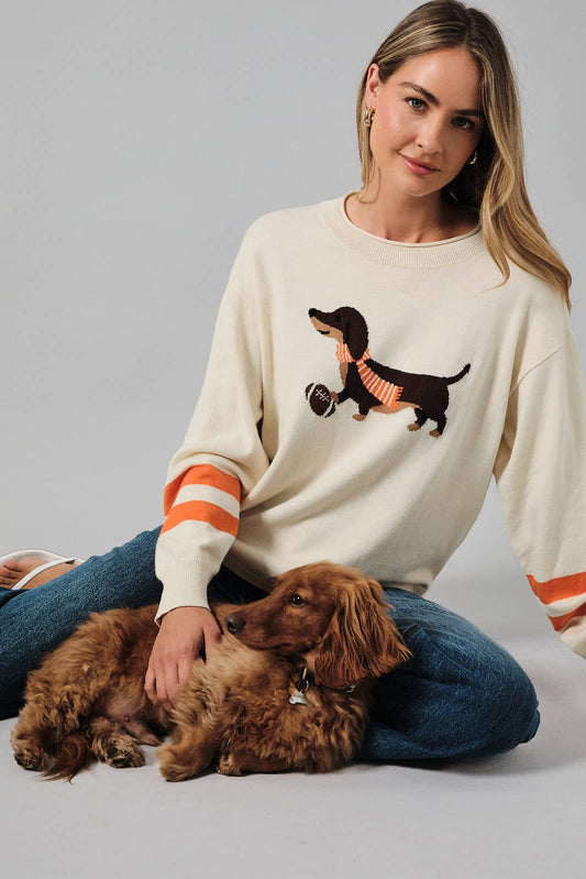 Touchdown Doxie Sweater