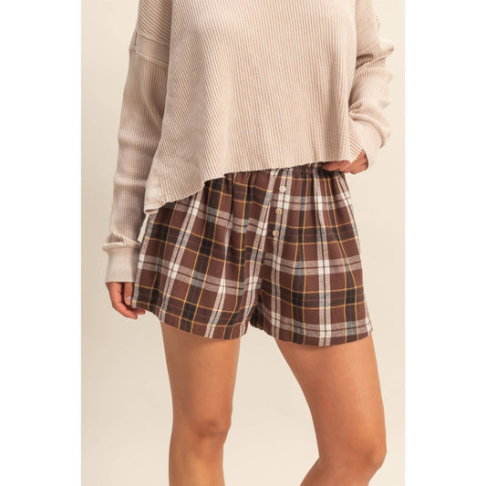 Flannel Boxer Shorts