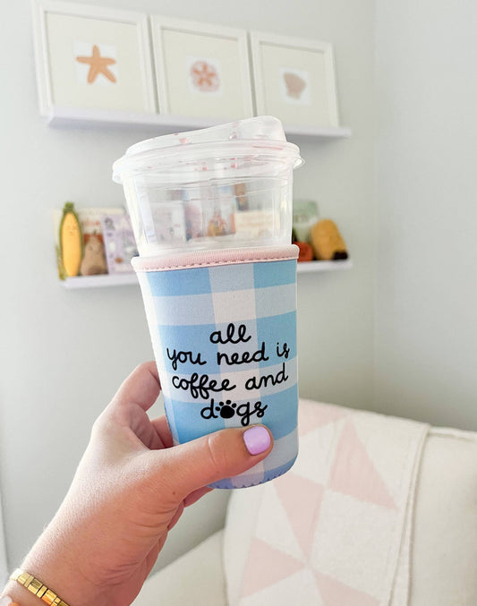 Coffee & Dogs Coffee Coozie