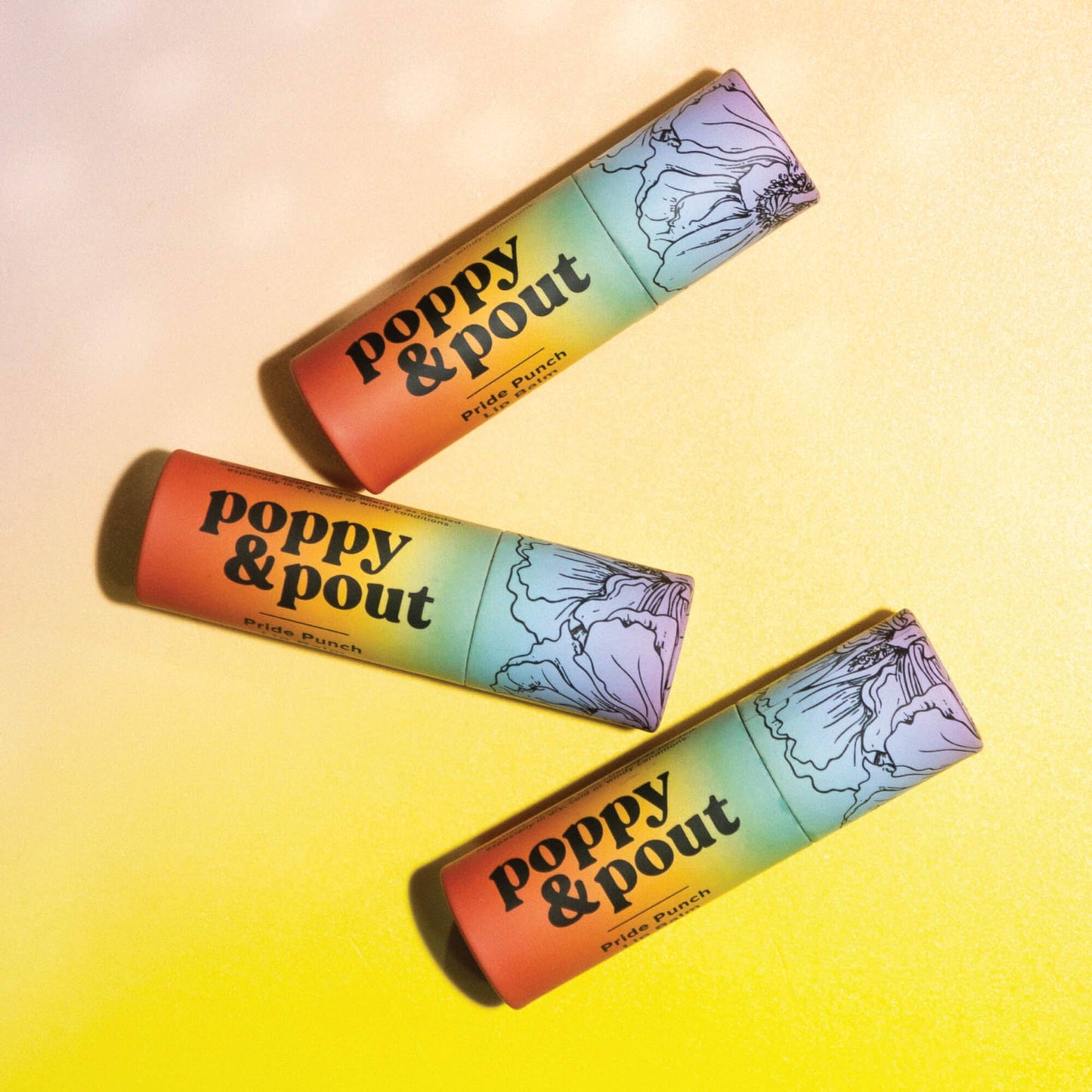 Limited Edition| Poppy & Pout Lip Balm | Pride Punch