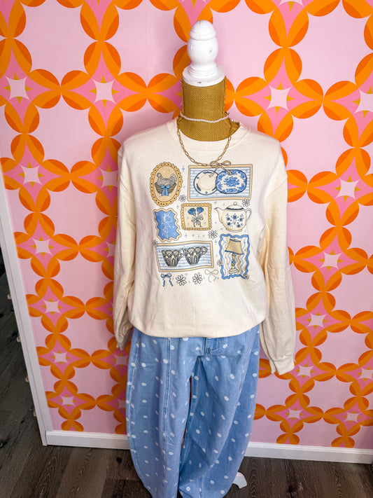 Springtime in Porcelain Sweatshirt