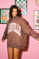 NASHVILLE & BROADWAY Reversible Mockneck Sweatshirt
